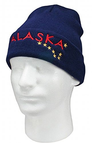 Alaska Beanie Mütze Totenkopf Strumpf Mütze Navy Blue Big Dipper