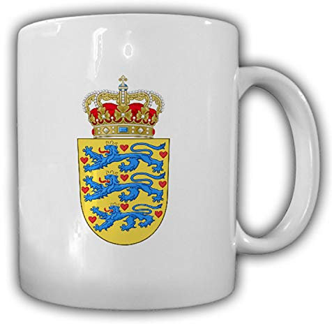Dänemark Wappen Emblem Danmark - Tasse Becher Kaffee #13458
