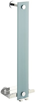 WENKO Power-Loc Handtuchhalter Era - Befestigen ohne bohren, Edelstahl rostfrei, 18 x 58 x 13 cm, Glänzend, Chrom, 58 x 13 x 18 cm
