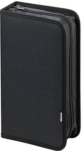 Vivanco CD/DVD-Tasche Oxfort Nylon, Blue-ray Case, Wallet, Ordner für 96 CDs schwarz