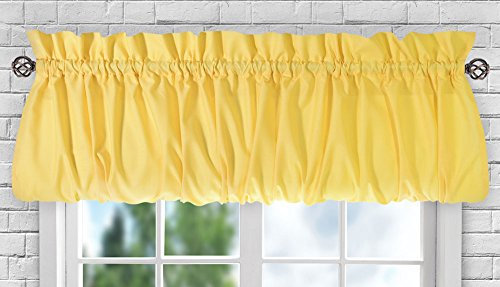 Ellis Vorhang Stacey Ballon Querbehang, gelb, Balloon Valance