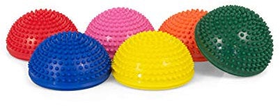 AFH Webshop TheraPIE Balance Igel Gymnastik Igel Igelball | ca. Ø 16 cm | 6er Set + Pumpe