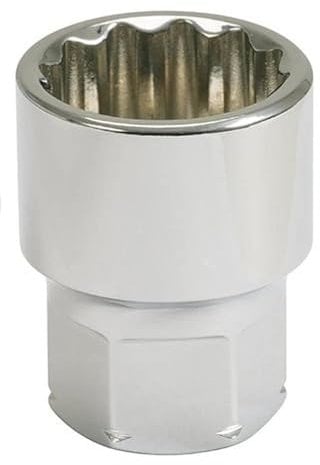 KS Tools 503.4987 - Douille traversante RING STOP® 12 pans - 17 mm - Gamme GEARplus® - En Chrome Vanadium - Finition satinée
