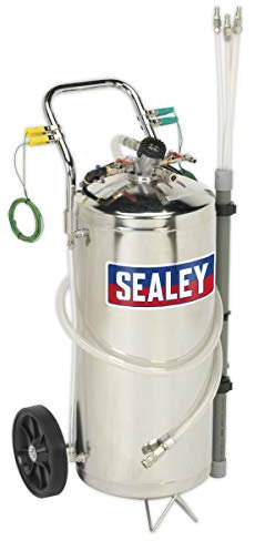 Sealey Air Operated Fuel Drainer 40L - Stainless Steel - TP200S