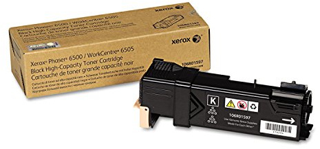 Xerox Phaser 6500/Workcentre 6505 Black High Capacity Toner Cartridge (3,000 Pages) - 106R01597