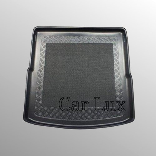 Car Lux AR02743 - Alfombra Bandeja Cubeta Protector Cubre Maletero para Golf VII 7 Variant