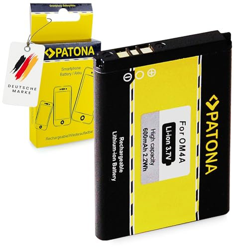 PATONA Batteria OM4A Compatibile con Motorola WX280 WX390 EX210 Gleam Plus