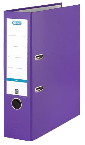 Elba Ordner A4, smart Pro, 8 cm breit, Kunststoff außen, violett