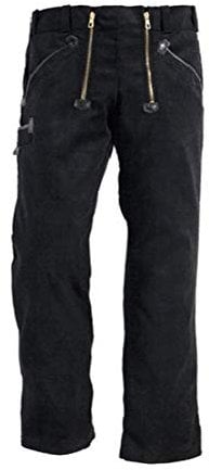 FHB Zunfthose ohne Schlag, Arbeitshose, schwarz, Gr. 48