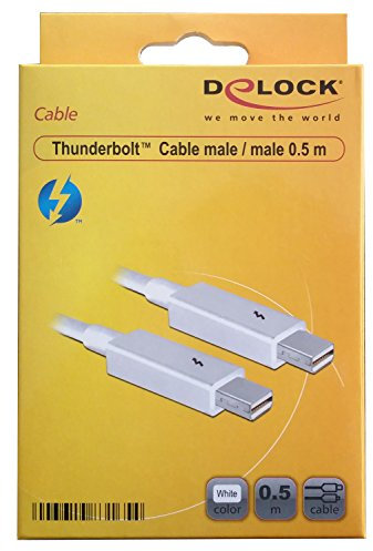 Delock Thunderbolt 2 Kabel weiß 0,5m