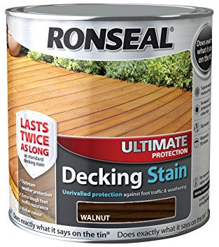 Ronseal UDSW25L 2.5 Litre Ultimate Protection Decking Stain - Walnut