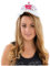 Hen Night Bride To Be Tiara With White Fur Hen Party Accessory