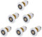Générique Lot 6pcs Roulette Roue Galet Coulissante pour Porte de Douche Salle de Bain