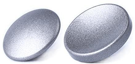 VKO Metall Messing Weichen Auslöseknopf Kamera-Taste geeignet für Fuji X-T4 X-T30 X-T3 X-T2 X100F X-T20 X-PRO2 X-PRO3 X-E3 X30 RX10IV M10 (1 x Konkaver und 1 x Konvexe Oberfläche) –Grau