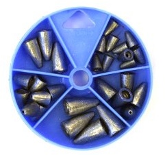 Eagle Claw Sinker Assortment Worm Weight (Per 27)