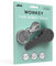 WonKey, Black, the Keyring that fixes wonky Tables, Keyrings for Men and Women.