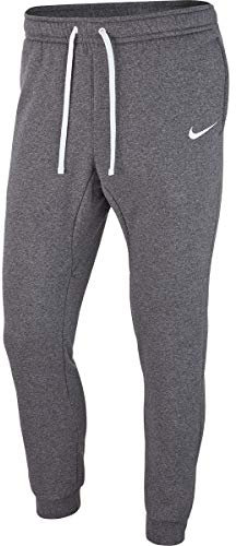 Nike Team Club 19 Pant, Pantaloni Uomo, Charcoal Heather White, L