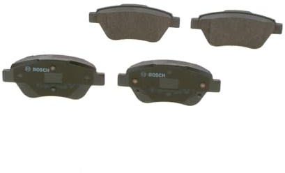 Bosch BP1043 - Brake Pads Car Front Axle - Bosch Quality - Reduced Noise and Dust - ECE-R90 Certified - Copper-Free - 1 Set of 4 Pads