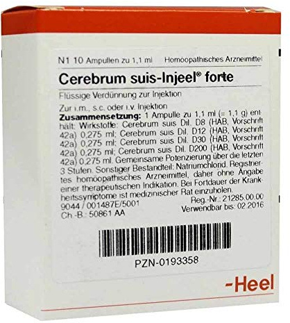 Cerebrum Suis Injeel forte Ampullen 10 stk
