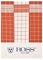 Ross 3er Pack Baumwoll-Geschirrtücher Karo 1742 orange 50x70 cm