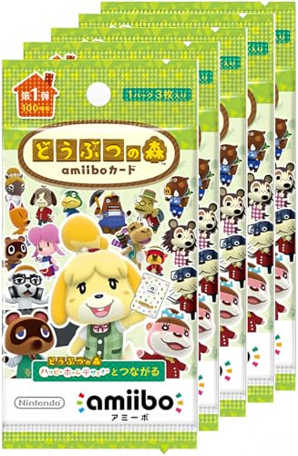 どうぶつの森amiiboカード 第1弾 (5パックセット)