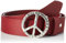MGM Damen Peace Gürtel, Rot (DKL.rot-asi 6), 80 cm
