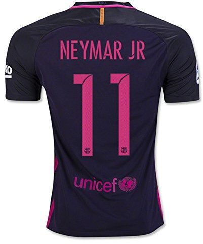 2016 2017 11 Neymar Jr lontano calcio maglia in viola per nuova stagione, Uomo, Purple, L
