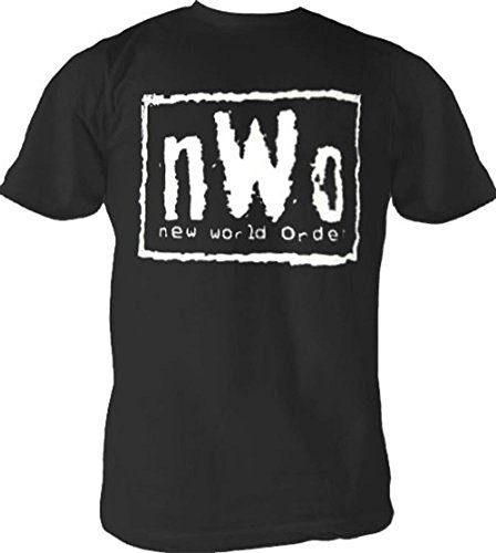 New World Order Nwo Wrestling Erwachsene schwarz T-Shirt (X-Large)