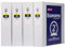 Avery 2 Economy View 3 Ring Binder, Round Ring, Holds 8.5 x 11 Paper, 4 White Binders (19202)
