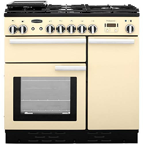 Rangemaster Professional Plus Range Cooker - Freestanding - PROP90NGFCR/C - Cream