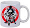 NetSpares Kaffee Tasse Underground City Style Vespa Motorrad London Metro Roller Scooter