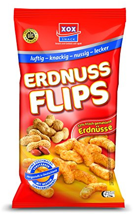 XOX Erdnußflips, 200 g