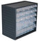 Treston Kleinteilemagazin 290C, BxTxH 310x180x290 mm, grau, bxtxh 310x180x290 mm - kombi mit 12/3/1 schubladen glasklar