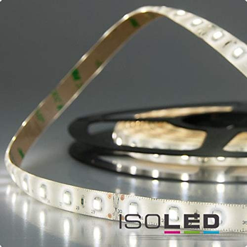 IsoLED Marken LED Strip IP66, 24V, 4,8Watt/m, wasserfest, 4500Kelvin, neutralweiß, 350lm/m, CRI85, dimmbar, flickerfree