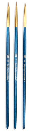 Gold Taklon Value Pack Brush Set-3/Pkg