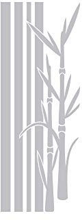 GRAZDesign Glastüren Aufkleber Retro für Türen & Duschkabinen für Bad, Küche, Wohnzimmer, Fensterfolie Silbergrau - 131x50cm / Silber
