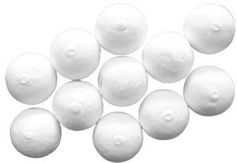Holzspielerei Papierkugeln 100er-Pack