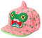 LOCOMO Boy Girl Horn Monster Stickerei Eye Mund Polka Dot Gap fbh013dblu, Pink