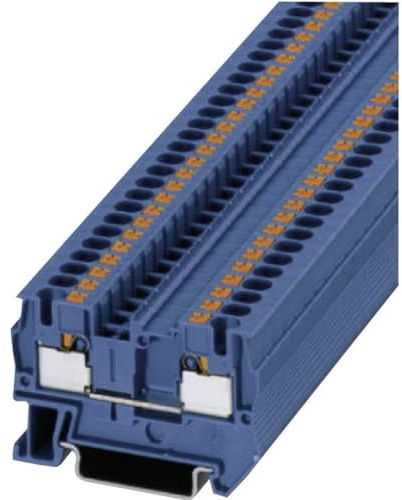 Phoenix Contact PT 4 BU Reihenklemme Einfach Blau, 0.2 ? 6mm², 800 V / 32A, Packung a 5 Stück