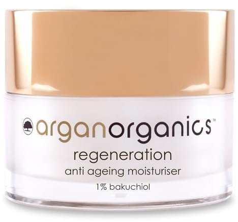 Bakuchiol Moisturiser - Regeneration Anti Ageing Moisturiser with 1% Bakuchiol - Anti Wrinkle Face Cream 50ml