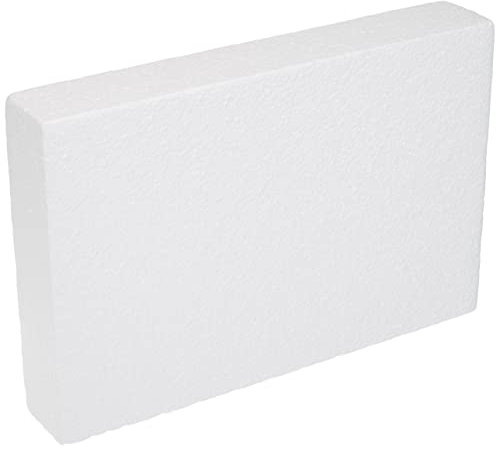 Decora 0173926 Rectangle POLYSTYRÈNE Blanc 20 x 30 x 5 cm