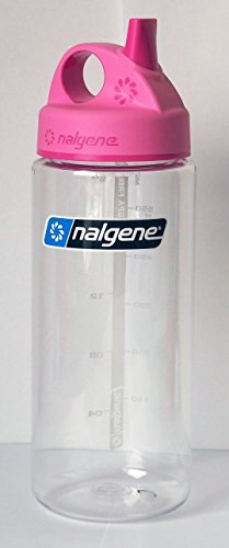 Nalgene 'Everyday Grip-n-Gulp' - 0,6 L, transparent, Deckel pink