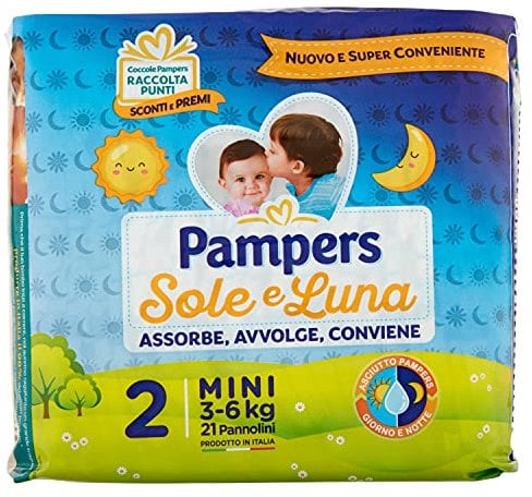 Pampers Sole & Luna Mini-Windeln 1 Pacco