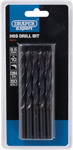 Draper 38816 Expert HSS Drill Bit, 9.5mm Ø, Pack of 10
