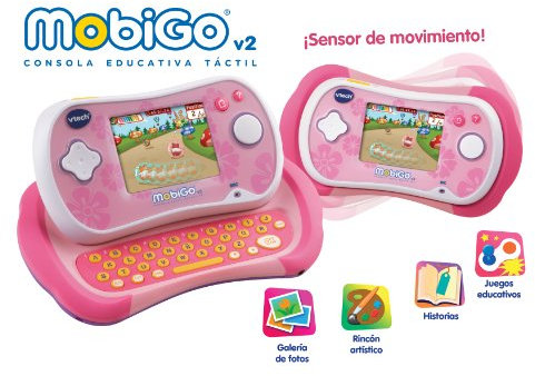 VTech MobiGo V2 Console éducative Rose