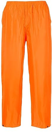 Portwest Pantaloni Impermeabili Classic, Colore: Arancione, Taglia: S, S441ORRS