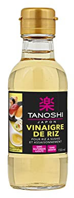 TANOSHI - Vinaigre de Riz - Idéal pour Assaisonner Salades, Marinades et Riz Sushi - 150 ml