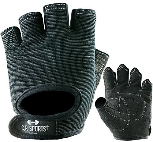 Power-Handschuh Komfort Gr.S F4-1 / Sport-, Fitness-, Freizeit-Handschuhe/Farbe: schwarz/Für Männer, Frauen, Damen, Herren