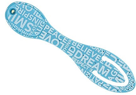 Flexilight Leselicht (Blue Words) | hellblau | 2 in 1 Leselampe & Lesezeichen | LED Leselicht | Geschenk für Leser, Buchliebhaber | Deutsche Ausgabe: Extra hell und super-flexibel