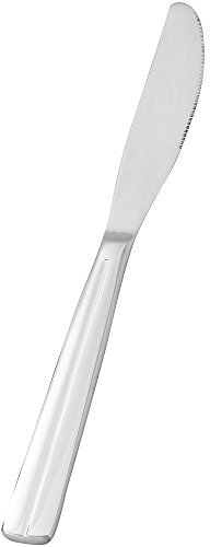 Fackelmann couteaux de Table Coltello Menu Mailand 22cm in Acciaio Inox, Inossidabile, Argento